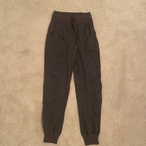 lululemon dance studio jogger in dark olive